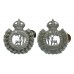 Pair of Berkshire Constabulary Chrome Collar Badges - King's Crown