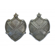 Pair of St. Albans City Police Collar Badges