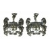 Pair of Newcastle-upon-Tyne City Police Chrome Collar Badges