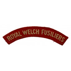 Royal Welch Fusiliers (ROYAL WELCH FUSILIERS) Cloth Shoulder Titl