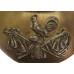 19th Century French 2nd Empire Officer's Brass Gorget