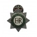 Royal Parks Constabulary Enamelled Collar Badge - Queen's Crown