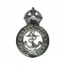 Admiralty Constabulary Chrome Collar Badge - King's Crown