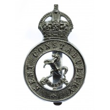 Kent Constabulary Cap Badge - King's Crown