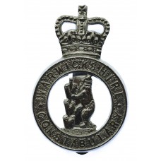 Warwickshire Constabulary Cap Badge - Queen's Crown