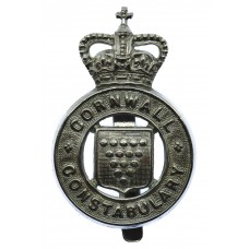 Cornwall Constabulary Cap Badge - Queen's Crown