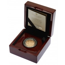 Royal Mint 2022 United Kingdom Queen Elizabeth II Memorial 22ct Gold Proof Full Sovereign Coin