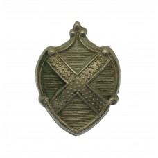 St. Albans City Police White Metal Collar Badge