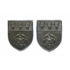 Pair of Derbyshire Constabulary Collar Badges