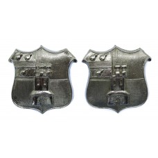 Pair of Worcester City Police Collar Badges