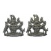 Pair of Devon & Exeter Joint Constabulary Collar Badges