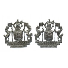 Pair of Port of London Authority Police Collar Badges