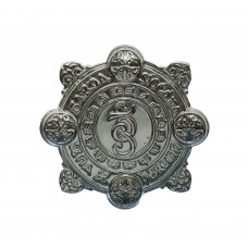 Garda Siochana (Irish Police) Chrome Collar Badge