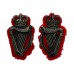 Pair of Royal Ulster Constabulary (R.U.C.) Anodised Collar Badges - Queen's Crown