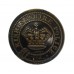 Victorian Kinross-shire Constabulary Blackened Brass Button (25mm)