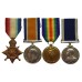 WW1 1914-15 Star Trio and Royal Navy Long Service & Good Conduct Medal Group of Four - Able Seaman F. Terrill, Royal Navy