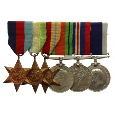 WW2 and Royal Navy Long Service & Good Conduct Medal Group of Six - ERA.2. W.H. Gibbons, Royal Navy