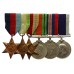 WW2 and Royal Navy Long Service & Good Conduct Medal Group of Six - ERA.2. W.H. Gibbons, Royal Navy