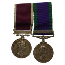 Campaign Service Medal (Clasp - Northern Ireland) and Long Servic