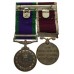 Campaign Service Medal (Clasp - Northern Ireland) and Long Service & Good Conduct Medal Pair - Cpl. J.V. Young, Royal Signals