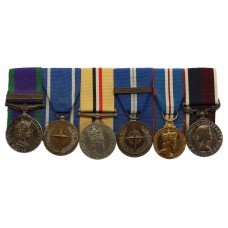 Campaign Service Medal (Clasp - Air Operations Iraq), Iraq Medal and RAF Long Service & Good Conduct Medal Group of Six - Cpl. R.D. Wallace, Royal Air Force