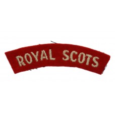 Royal Scots (ROYAL SCOTS) Cloth Shoulder Title