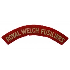 Royal Welch Fusiliers (ROYAL WELCH FUSILIERS) Cloth Shoulder Titl