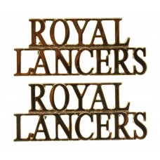 Pair of Royal Lancers (ROYAL/LANCERS) Shoulder Titles