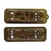 Pair of Royal Army Ordnance Corps (R.A.O.C.) Anodised (Staybrite) Shoulder Titles