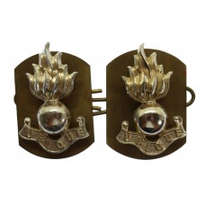 Pair of Royal Engineers Anodised (Staybrite) Collar Badges