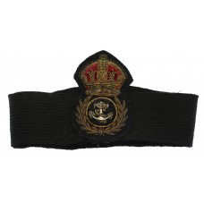 Royal Navy Chief Petty Officer's Bullion Cap Badge & Band - K