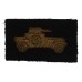 12th Lancers Armoured Car No.1 Dress Bullion Sleeve Badge