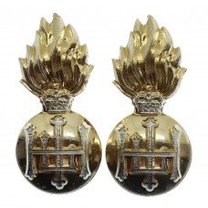 Pair of Royal Highland Fusiliers (R.H.F.) Anodised (Staybrite) Co