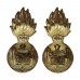 Pair of Royal Highland Fusiliers (R.H.F.) Anodised (Staybrite) Collar Badges