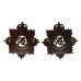 Pair of George VI Royal Army Service Corps (R.A.S.C.) Officer's Service Dress Collar Badges