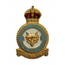 12 Bomber Squadron Royal Air Force (R.A.F.) Enamelled Lapel Badge - King's Crown