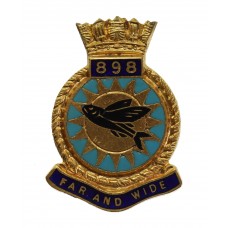 898 Naval Air Squadron Enamelled Lapel Badge