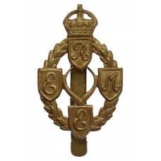 Royal Electrical & Mechanical Engineers (R.E.M.E.) Cap Badge - King's Crown (1st Pattern)