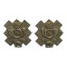 Pair of Highland Light Infantry (H.L.I.) Collar Badges - King's Crown