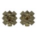 Pair of Highland Light Infantry (H.L.I.) Collar Badges - King's Crown