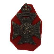 1st Cadet Bn. King's Royal Rifle Corps (K.R.R.C.) Beret Badge - King's Crown