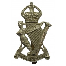 Royal Ulster Rifles (R.U.R.) Cap Badge - King's Crown