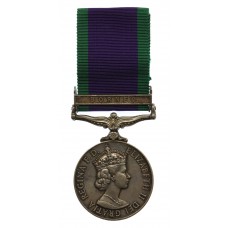 Campaign Service Medal (Clasp - Borneo) - Spr. Ranbahadur Khan, G