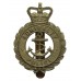 Admiralty Police White Metal Cap Badge - Queen's Crown