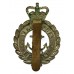 Admiralty Police White Metal Cap Badge - Queen's Crown