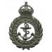 Admiralty Constabulary Chrome Cap Badge - King's Crown