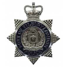 Port of Tilbury London Police Enamelled Cap Badge - Queen's Crown (c.1992-1995)