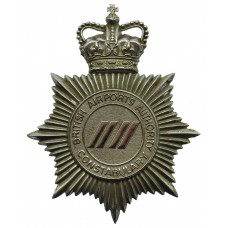 British Airways Authority Constabulary Helmet Plate - Queen's Crown