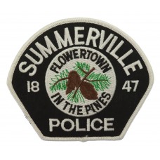 United States Summerville Police Cloth Patch Badge