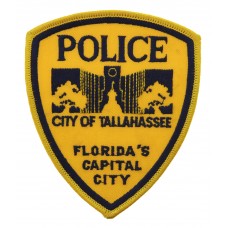 United States City of Tallahassee Police Cloth Patch Badge